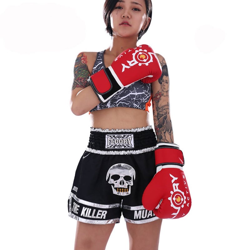 FLUORY Muay Thai Fight Shorts,MMA Shorts Clothing Training Cage Fighting Grappling Martial Arts Kickboxing Shorts Clothing - Image 4
